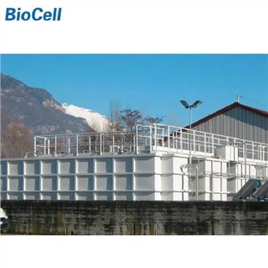 Station mobile conteneurisée de traitement des eaux usées